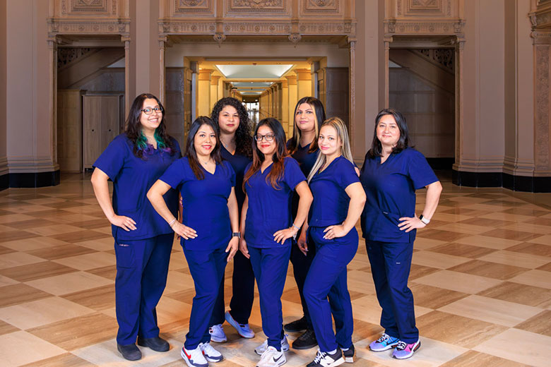 Northwestern Gynecologist Chicago - Clinical Staff. Brittney, Christin, Evelin, Jacquiline, Linda, Marisol and Mayra